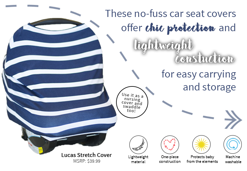 Carseat Canopy is a no-fuss car seat cover