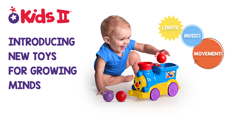 LIGHTS! MUSIC! MOVEMENT! KidsII is introducing new toys for growing minds