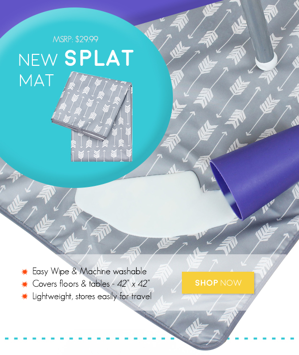 Bumkins Arrow Splat Mat now available