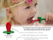 The new Raz-Berry spoon grabs hold of food