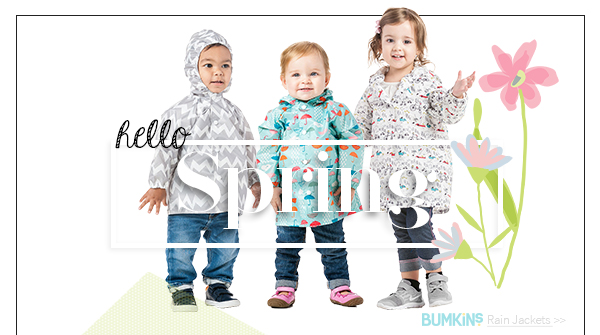 Hello Spring Bumkins Rain Jackets