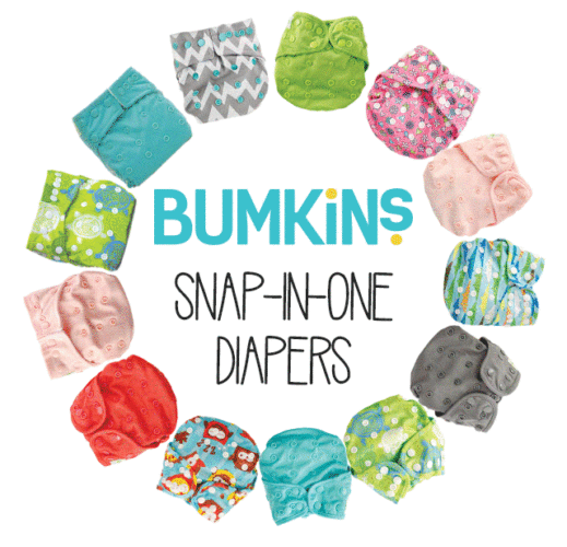 Bumkins Snap-in-One Diapers make diapering easy