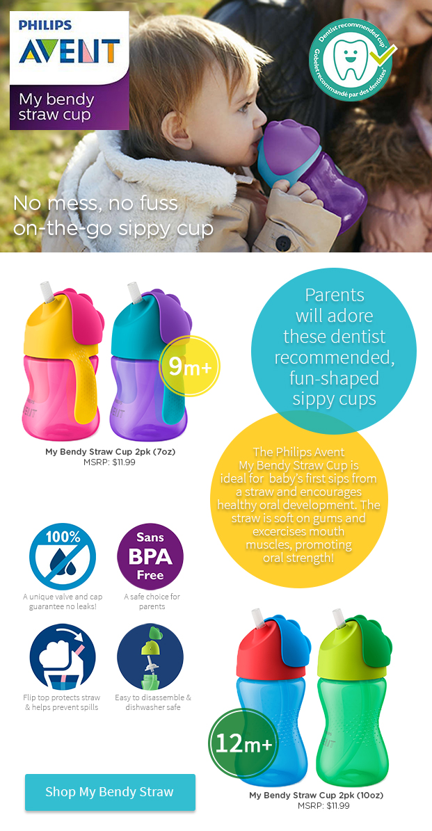 Shop Philips Avent My Bendy Straw Cup