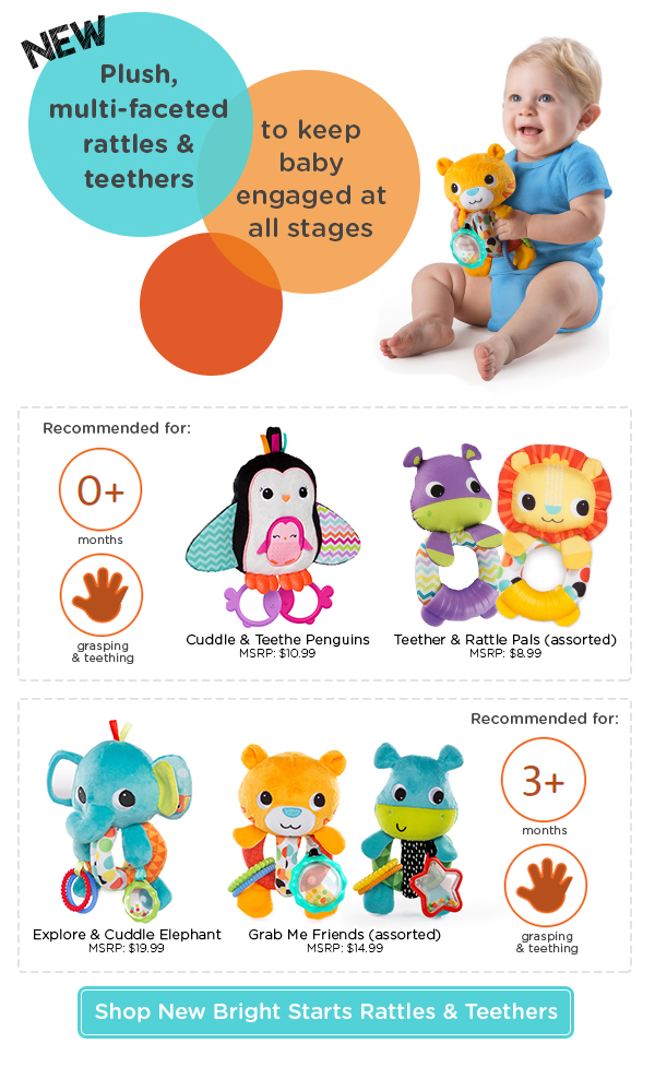 Shop new Bright Starts Rattles and Teethers