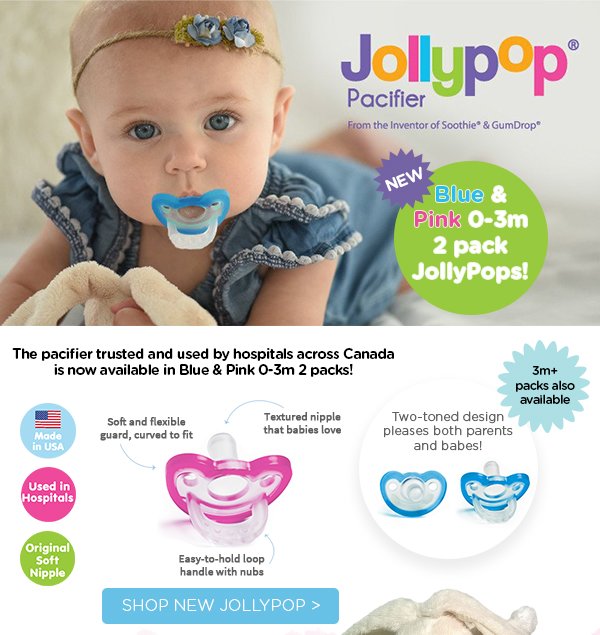 JollyPop pacifiers