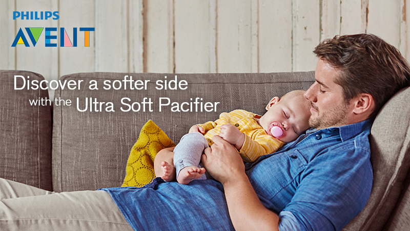 Philips Avent Ultra Soft Pacifier gives cheeks some love