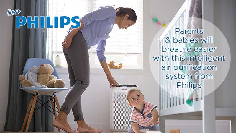 Parents will want this smart Philips Series 1000 Air Purifier
