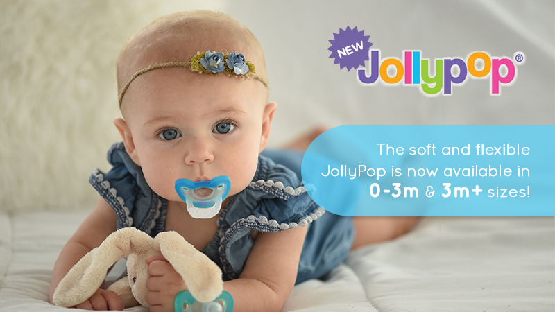 JollyPop pacifiers 0-3m and 3m+