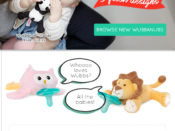 new Wubbanub panda baby lion pink owl