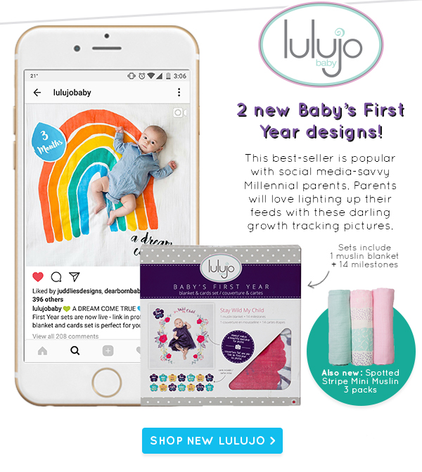 Pre-Order New lulujo Baby's First Year sets