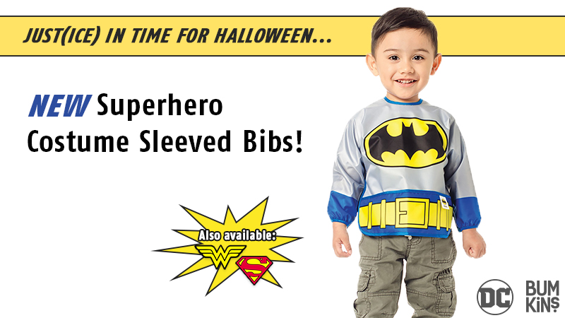 Batman Costume sleeved bib