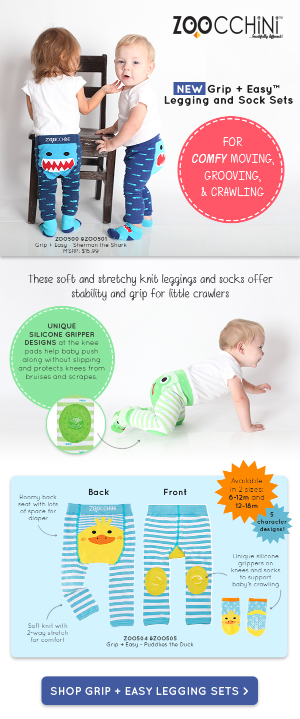 Shop Zoocchini Grip + Easy Legging and Sock sets