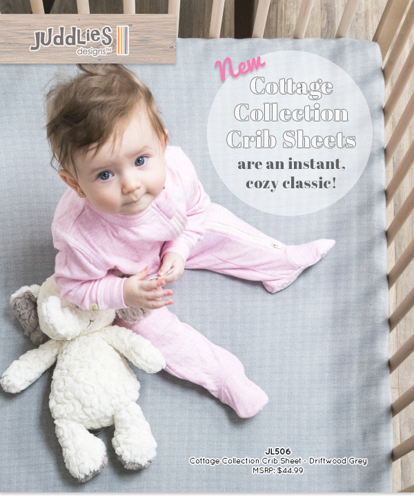 NEW Juddlies Cottage Collection Crib Sheets