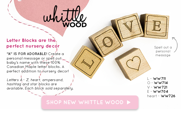 Whittle Wood new letter blocks