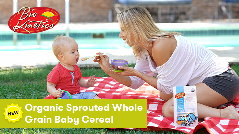 Bio-Kinetics organic sprouted baby cereal