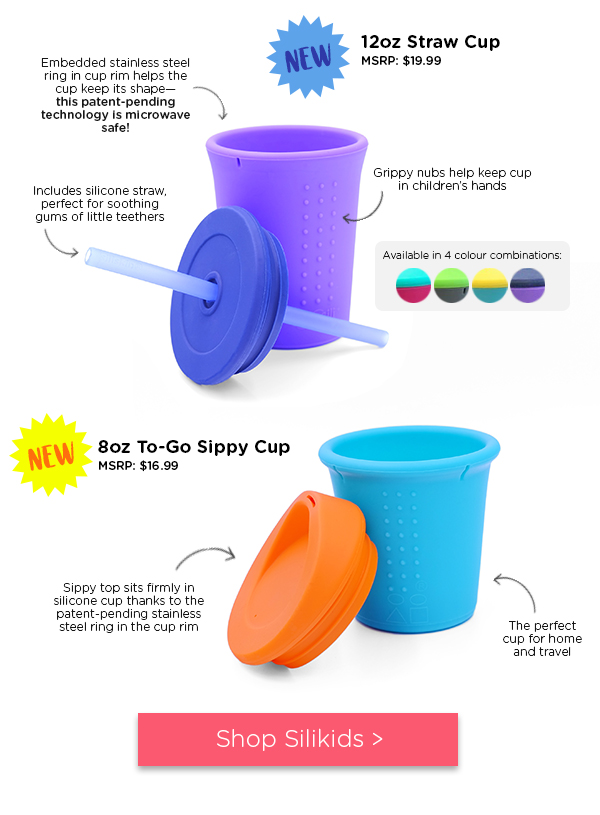 New silicone cups with lid