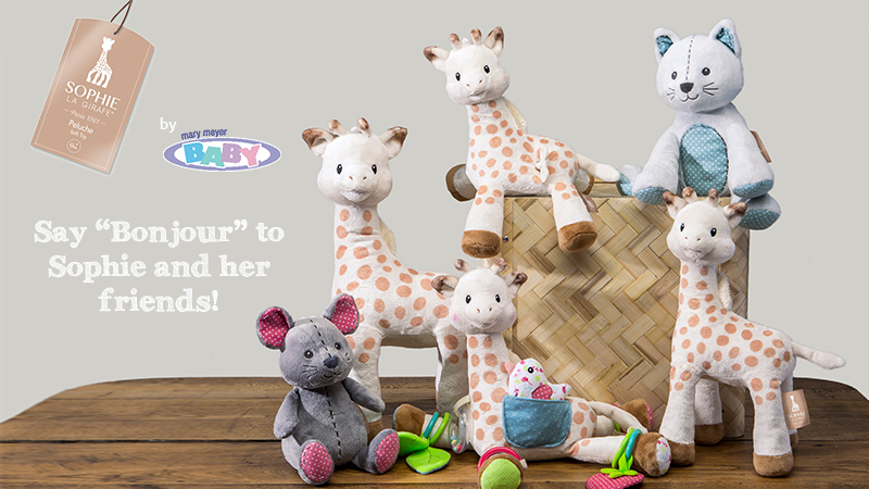 Sophie la girafe plushies and more from Mary Meyer Baby