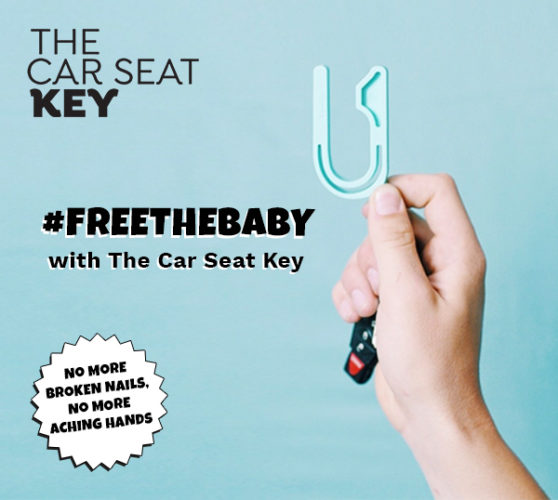 No more broken nails or sore hands with The Car Seat Key