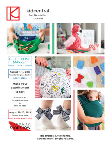 July Newsletter — See what's new in Kidcentral Supply