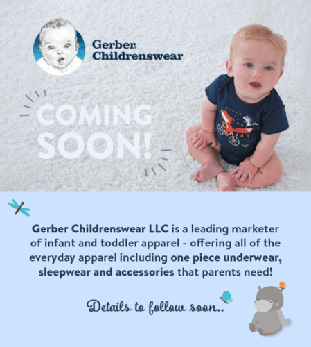 Gerber Childrenswear Coming Soon!